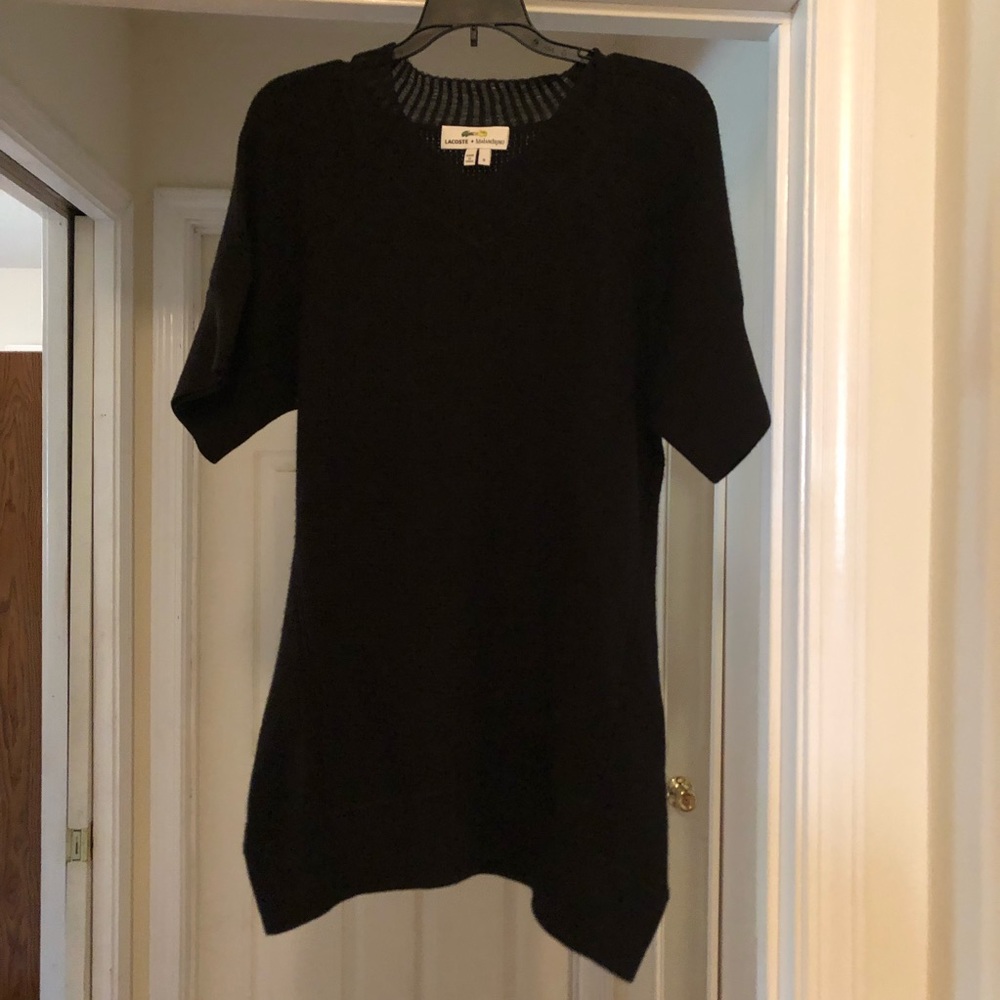 Lacoste + Malandrino black sweater